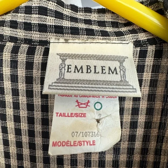 EMBLEM Checked Jacket - Picture 3 of 5